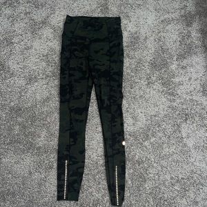 Lululemon army green camo leggings